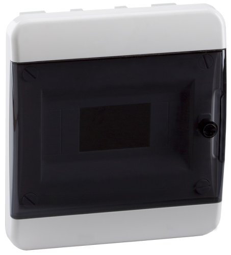 Бокс пластиковый Кэаз OptiBox ЩРВ-П-8 P-BVK-2-08-IP41 (240х218х102мм) IP40 прозрачная дверца картинка 